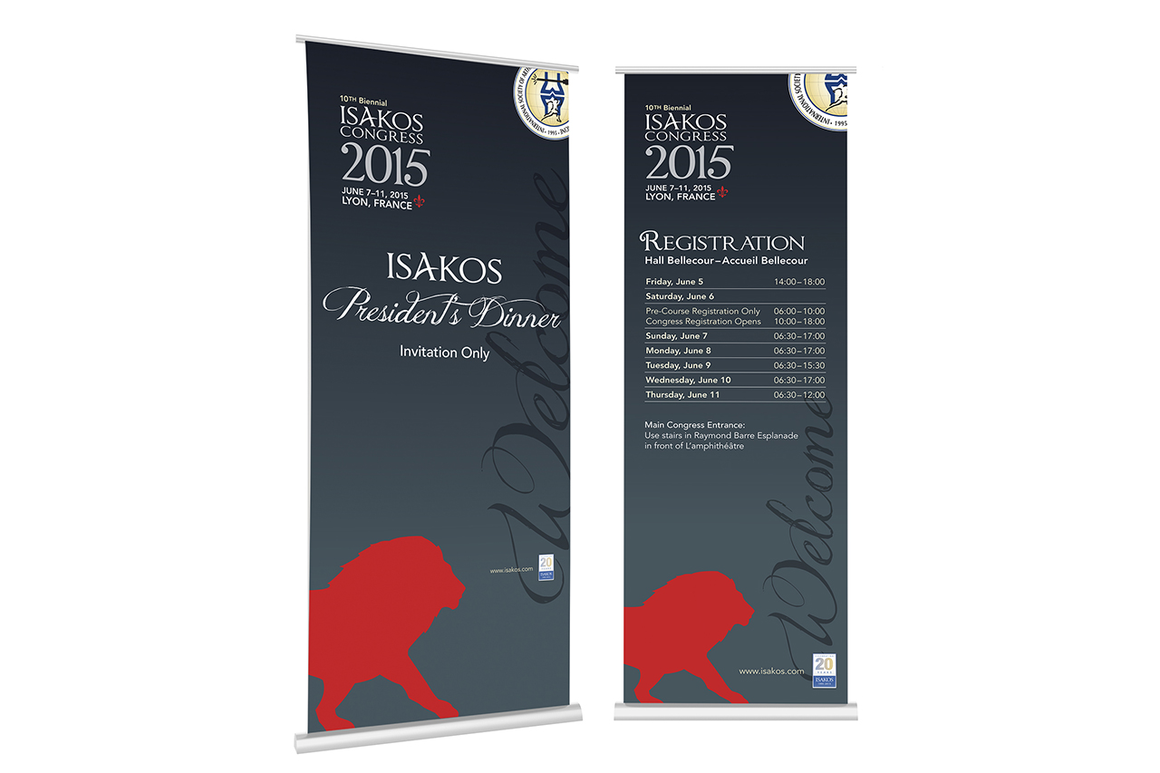 ISAKOS 2015 Signage